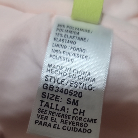 Gianni Bini Floral One Piece Swimsuit - Peach and Green - Picture 3 of 5